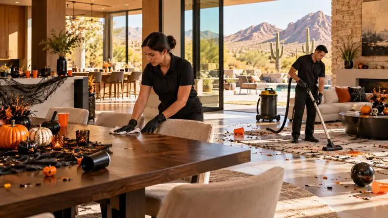 Halloween party cleanup Phoenix